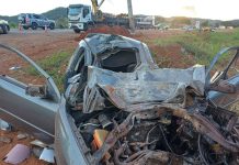 Três pessoas morrem em acidente na BR-153/GO, em Rialma Três pessoas morrem em acidente na BR-153/GO, em Rialma