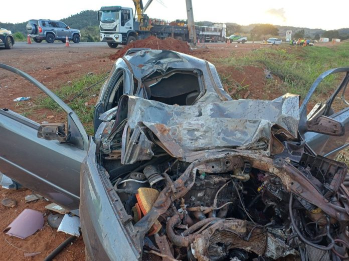 Três pessoas morrem em acidente na BR-153/GO, em Rialma