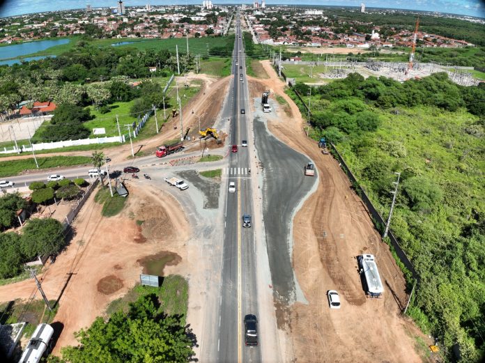 Iniciadas as obras de construção de rotatória na BR-110/RN, em Mossoró Iniciadas as obras de construção de rotatória na BR-110/RN, em Mossoró