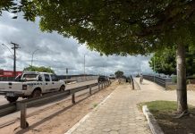 Passarela sobre ponte do Rio Mearim, na BR-316/MA, garante mais segurança aos pedestres