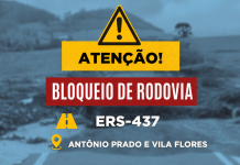 ERS-347 ficará interditada por dois meses, no trecho da Serra