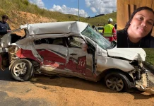 Mulher morre em acidente na BR-116/MG, entre Ubaporanga e Caratinga