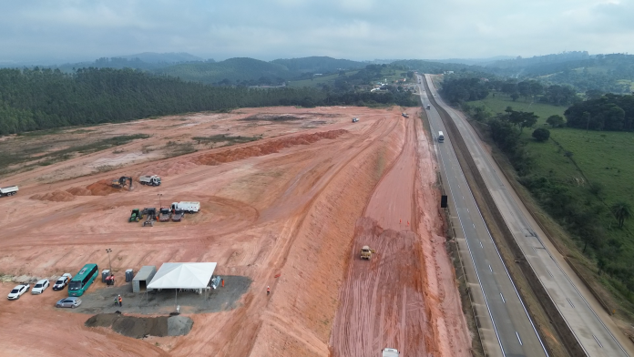 Iniciada a construção do Ponto de Parada de Descanso na BR-381/MG, em Bom Jesus do Amparo