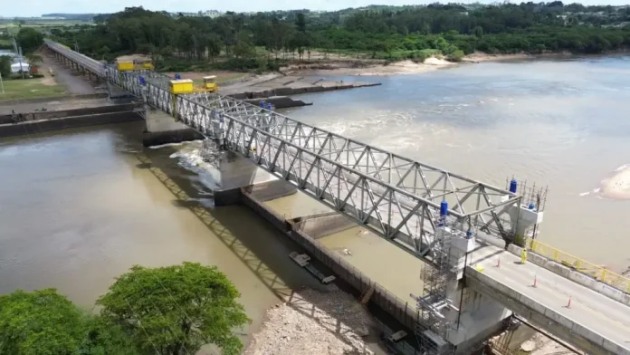 Ponte do Fandango é liberada ao tráfego na BR-153/RS, em Cachoeira do Sul