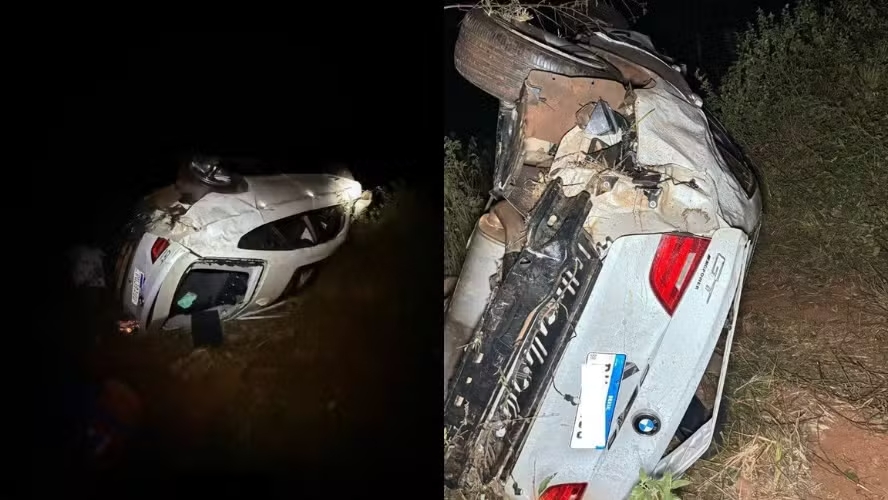 BMW despenca em ribanceira de quase 100 metros, em Imbé de Minas, e 5 morrem BMW despenca em ribanceira de quase 100 metros, em Imbé de Minas, e 5 morrem