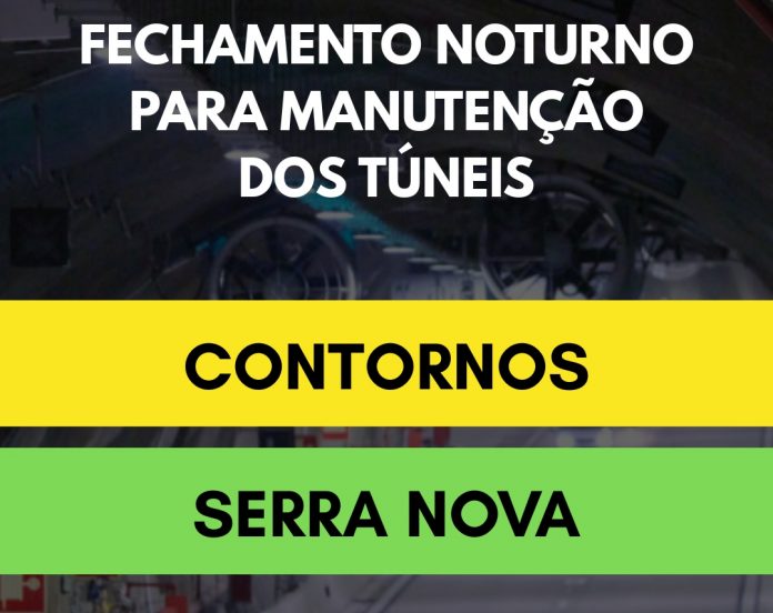 Túneis da Tamoios serão fechados para manutenção, a partir desta segunda-feira (9)