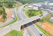 Liberado o tráfego em viaduto na BR-470/SC, em Gaspar, no Vale do Itajaí