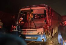 Duas mulheres morrem em acidente de ônibus com caminhão na RSC-287, em Santa Cruz do Sul