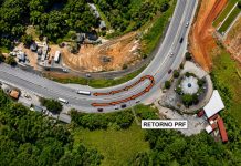 Obra na Serra das Araras, na Via Dutra, fecha retorno no km 233 até dezembro