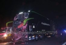Acidente com ônibus da Garcia e carreta deixa motorista e passageiro mortos e 36 feridos na SP-280