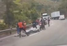 Acidente com caminhão na rodovia BR-262/ES mata motoqueiro Acidente com caminhão na rodovia BR-262/ES mata motoqueiro