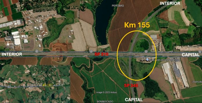 Obras de ampliação de viaduto alteram o tráfego na SP-310, em Cordeirópolis