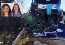 Acidente na BR-267/MG, entre ônibus e caminhão, deixa duas mulheres mortas Acidente na BR-267/MG, entre ônibus e caminhão, deixa duas mulheres mortas