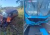 Motorista morre em colisão, entre carro e ônibus, na Rodovia Serafim Derenzi, em Vitória (ES) Motorista morre em colisão, entre carro e ônibus, na Rodovia Serafim Derenzi, em Vitória (ES)