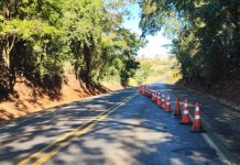 Obras na BR-262/MG exigem atenção redobrada, entre Betim e Uberaba