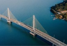 Interdição da Ponte Anita Garibaldi, na BR-101/SC, segue com operação ininterrupta, em Laguna