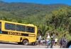 Acidente envolvendo moto e ônibus escolar deixa motoqueiro morto na Rio-Santos, em Ubatuba (SP) Acidente envolvendo moto e ônibus escolar deixa motoqueiro morto na Rio-Santos, em Ubatuba (SP)
