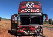 Acidente entre ônibus e carro deixa um morto na ERS-324, em Ronda Alta