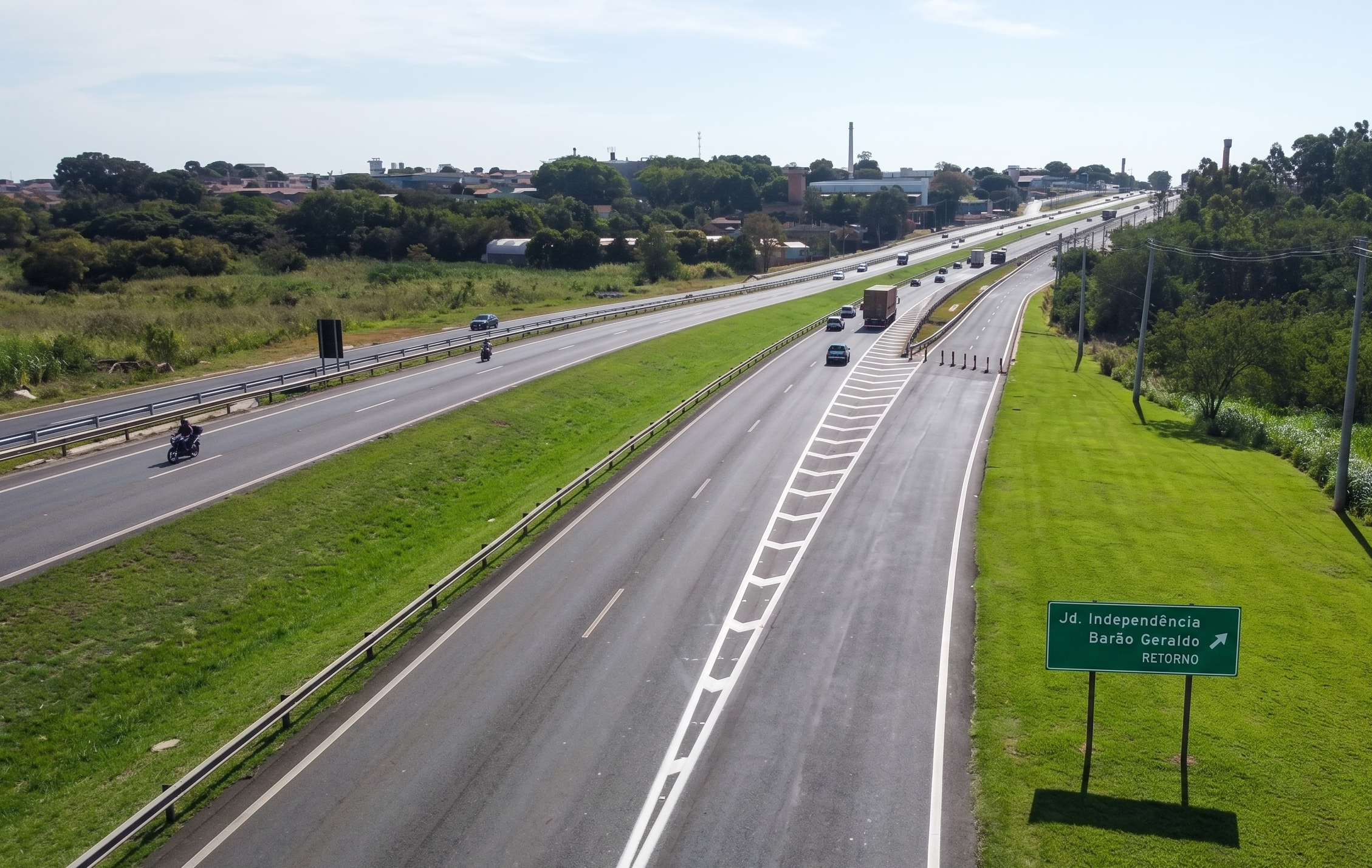 Novo trecho da marginal da Zeferino Vaz (SP-332) será liberado neste sábado (15), em Campinas