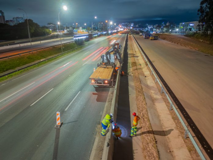 Obras na Castello Branco (SP-280) alteram tráfego, à noite, em Osasco e Barueri