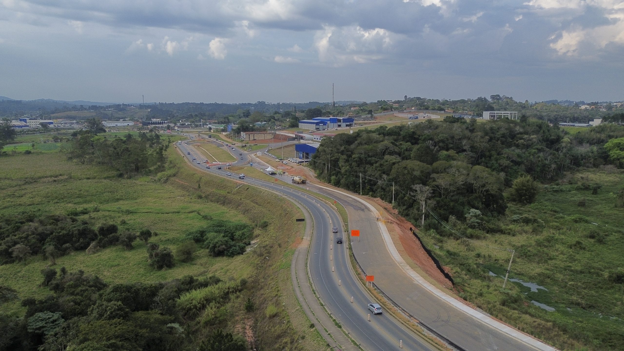 Duplicação da Bunjiro Nakao (SP-250) altera o tráfego entre Cotia, Vargem Grande Paulista e Ibiúna