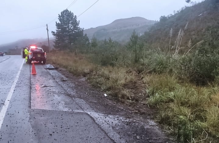 Homem morre em acidente com picape Hilux na rodovia SC-114, em São Joaquim, no interior de Santa Catarina.