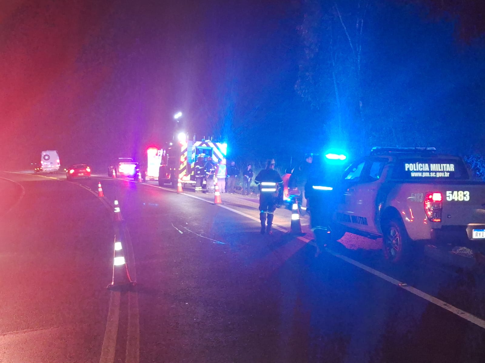 Motoqueiro sai para passear e acaba morrendo em uma curva da SC-418, em Joinville