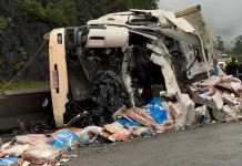 Caminhoneiro sul-mato-grossense que morreu na BR-277/PR, em Morretes, conduzia carreta irregular