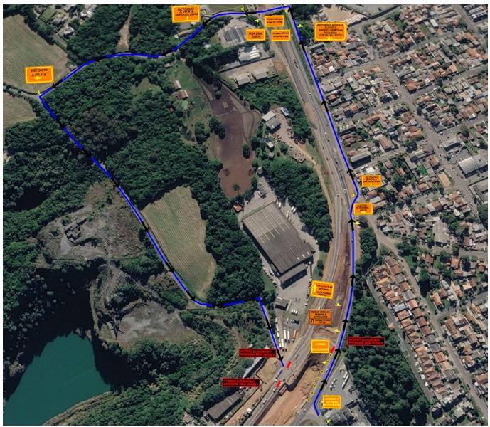 Novo viaduto na PR-418 será liberado ao tráfego nesta terça (1º/9), no Contorno Norte de Curitiba