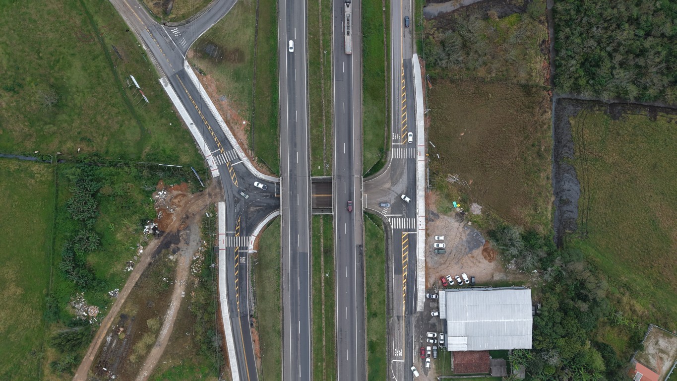 Finalizadas as obras de melhorias operacionais na BR-101/SC, em Paulo Lopes e Imbituba