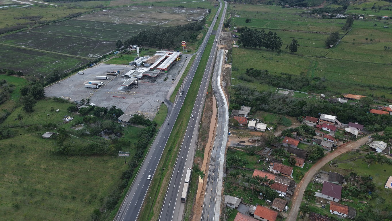 Finalizadas as obras de melhorias operacionais na BR-101/SC, em Paulo Lopes e Imbituba