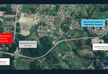 Contorno Sul da Tamoios tem bloqueio temporário no acesso aos bairros Pegorelli e Tarumã