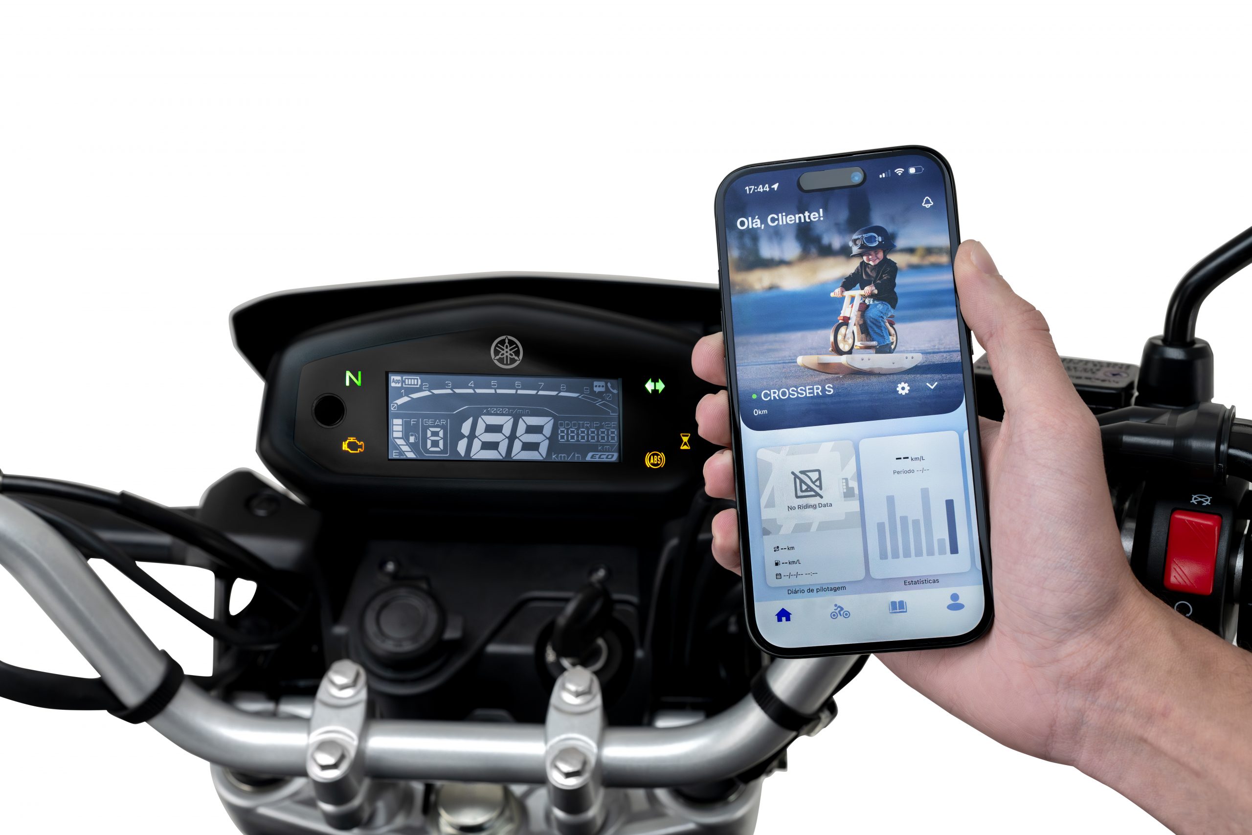 Yamaha Crosser ABS ganha conectividade e iluminação Full LED na linha 2027