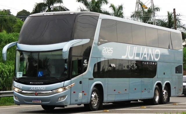 Ônibus da Juliano Transportes com 48 multas pega fogo na Via Anhanguera, em Limeira (SP)