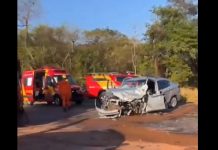 Acidente entre carro e utilitário na GO-462 deixa crianças feridas, em Goiânia
