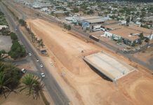 Desvio na BR-163/MT para obras em viaduto altera o tráfego, em Sinop