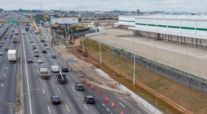 Via Dutra terá bloqueio na pista marginal, de terça (15) a quinta (17), em Guarulhos (SP)