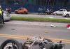 Motoqueiro morre em colisão com dois carros na SC-108, em Brusque Motoqueiro morre em colisão com dois carros na SC-108, em Brusque