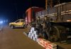 Polícia Rodoviária de SP apreende 246 kg de drogas em carreta na SP-613, em Rosana Polícia Rodoviária de SP apreende 246 kg de drogas em carreta na SP-613, em Rosana