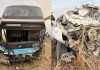 Colisão entre ônibus e carro funerário deixa dois mortos na BR-020, na Bahia