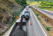BR-381/MG terá desvio de 5 quilômetros devido a obras no pavimento, em Perdões