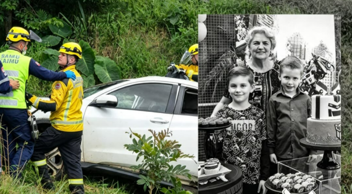 Avó e dois netos morrem em acidente na BR-163/PR, em Bom Jesus do Sul