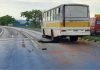 Garupa morre em acidente entre moto e ônibus na MS-497, em Paranaíba Garupa morre em acidente entre moto e ônibus na MS-497, em Paranaíba