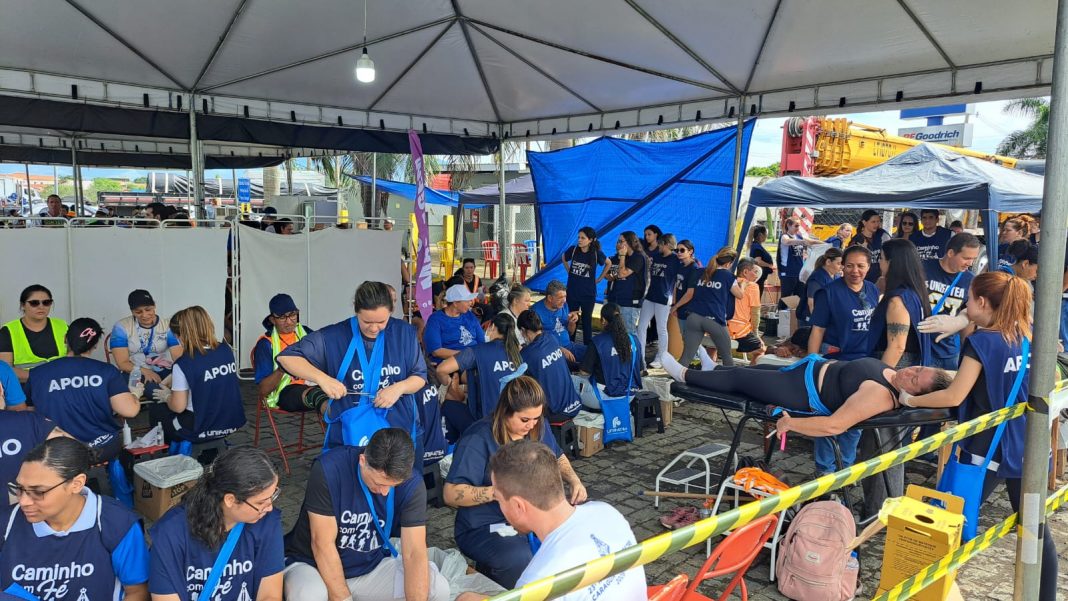 Apoio aos paregrinos no Arco -Íris
