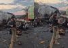 Colisão entre caminhões deixa um morto e dois feridos na BR-316, no Piauí