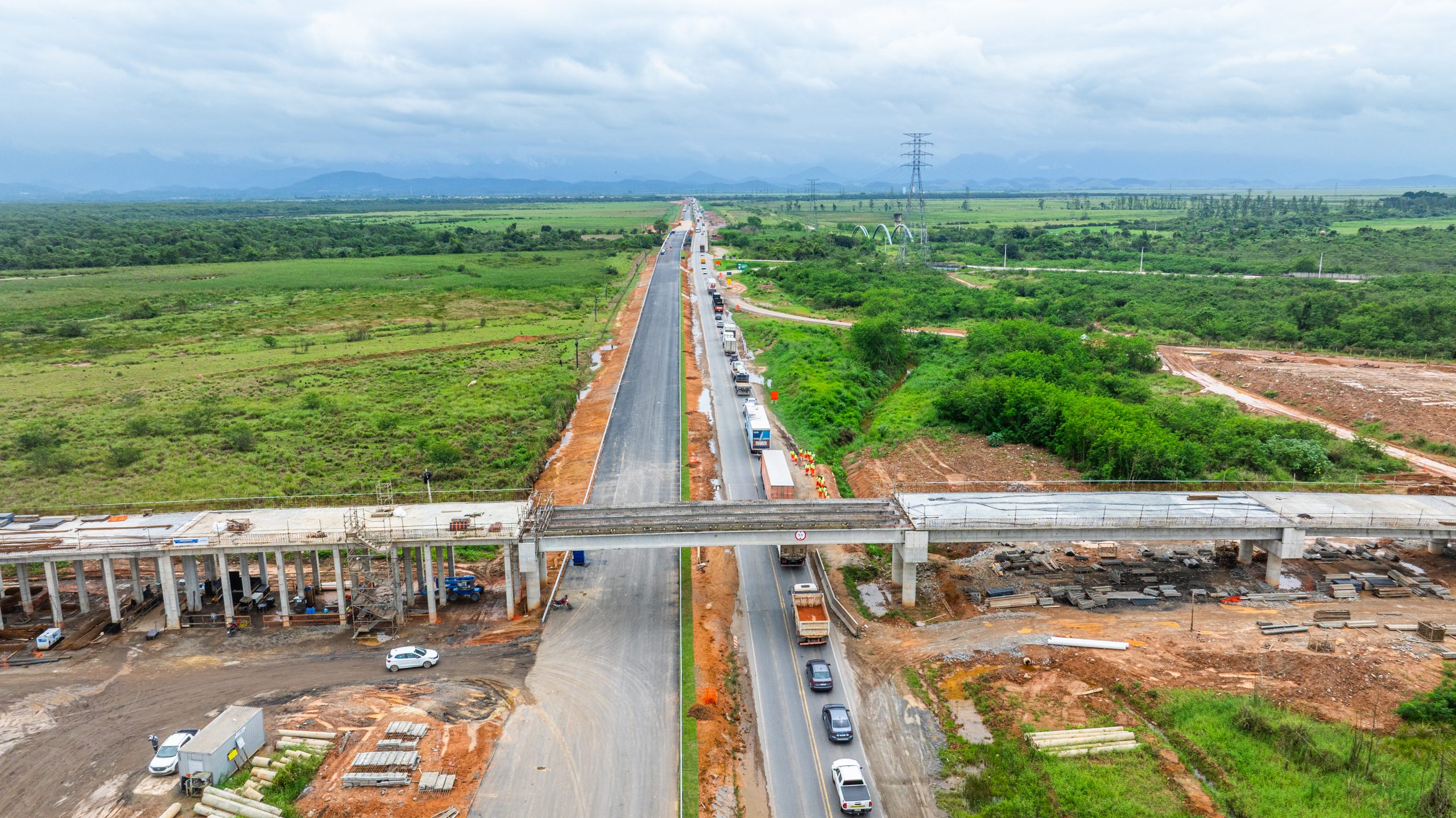 Liberado o tráfego em novo trecho duplicado da BR-493/RJ, entre Magé e Manilha