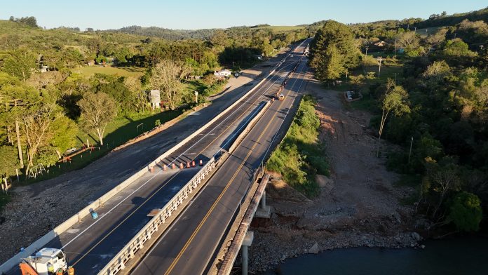 Duplicação da BR-386/RS inicia nova etapa de obras na ponte sobre o Rio Espraiado