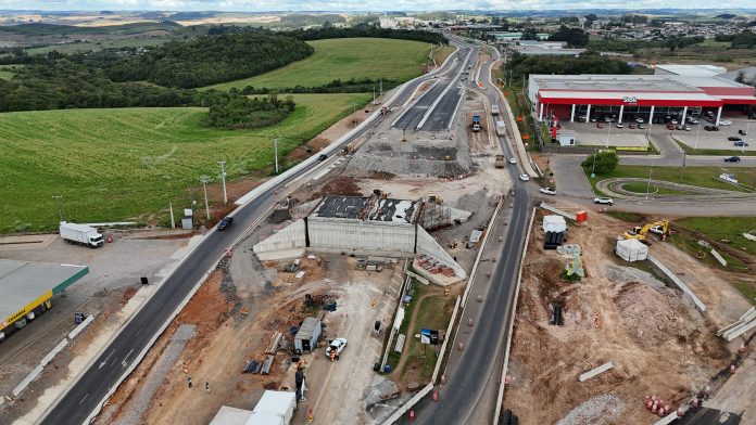 BR-386/RS tem desvio temporário devido às obras de implantação de rotatória, em Soledade