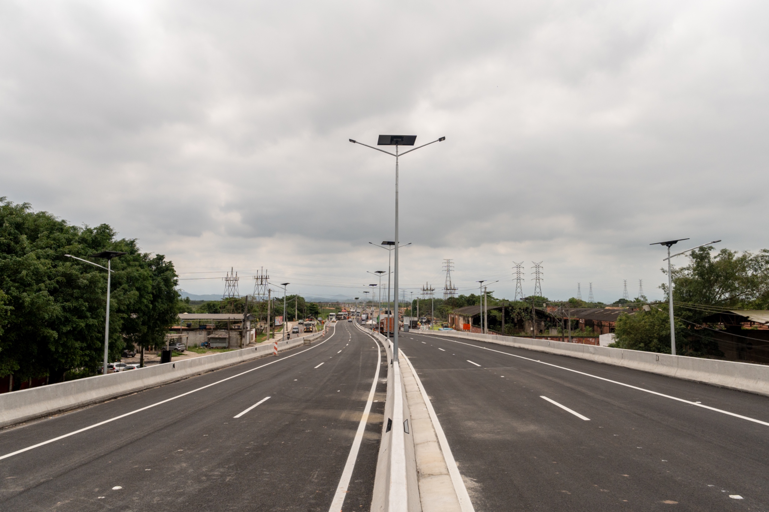Liberado o tráfego em novo trecho duplicado da BR-493/RJ, entre Magé e Manilha