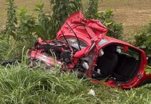 Acidente na SC-410 deixa homem morto e duas pessoas feridas, em Canelinha